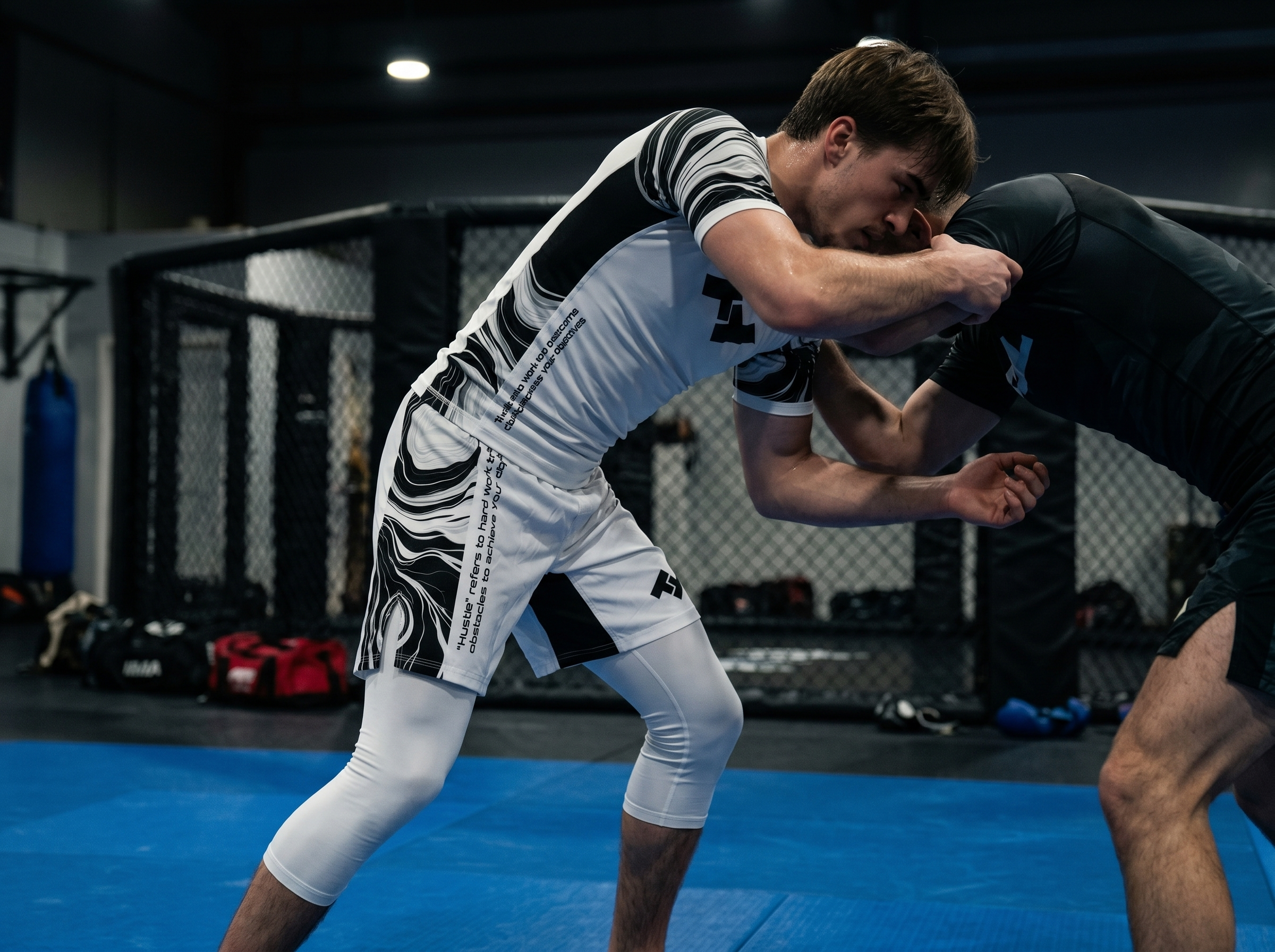 Rashguard rouge : style et signification sur le tatami