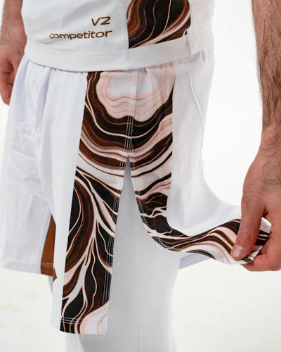 SHORT V2 MARRON