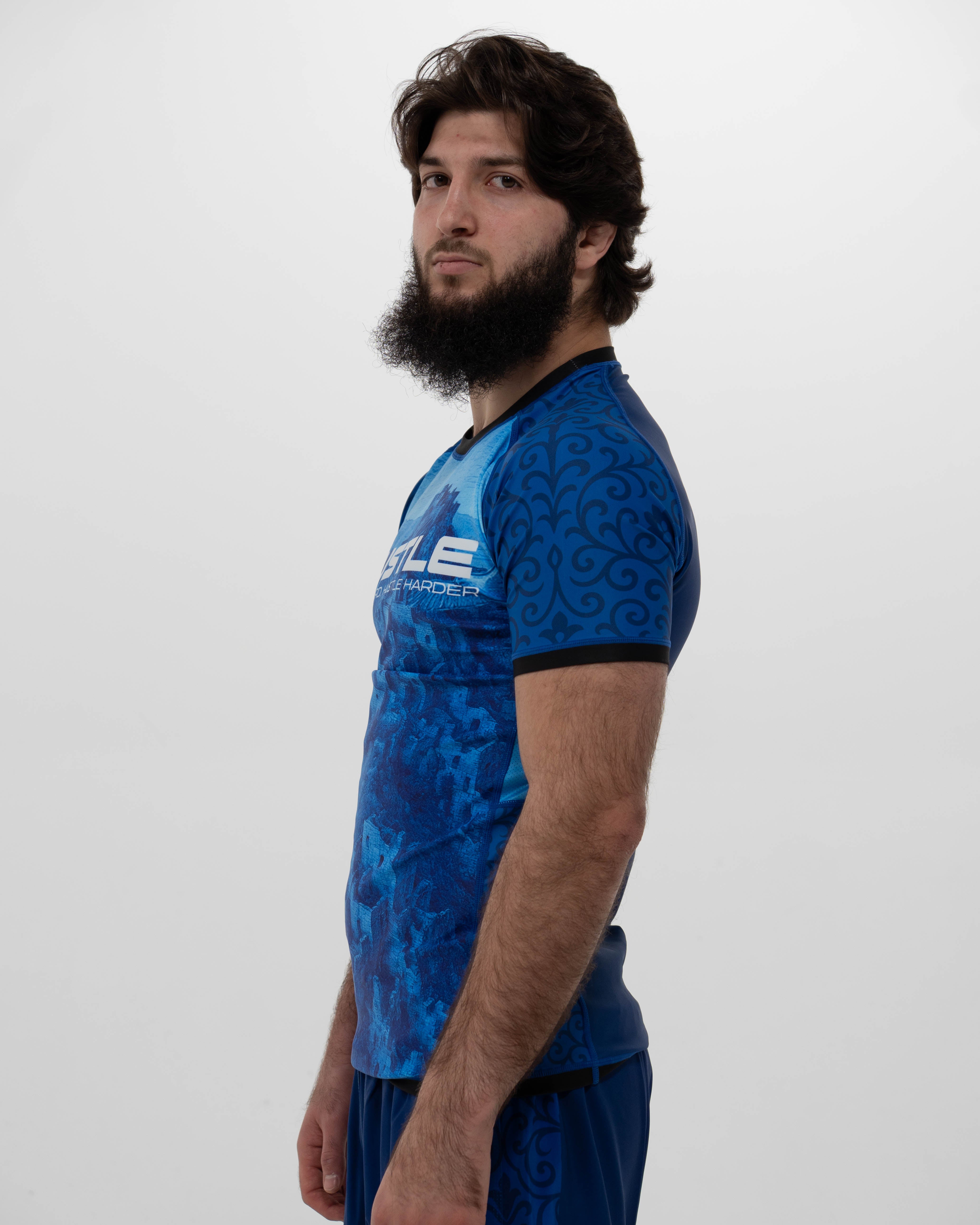 Drop "DAGHESTAN BLEU" Rashguard