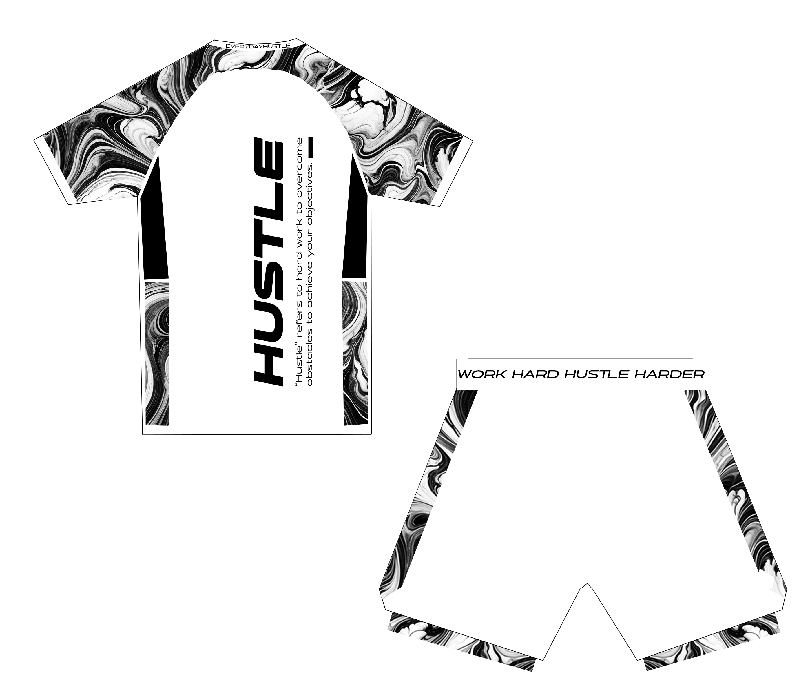 ENSEMBLE HUSTLE (BLANC)